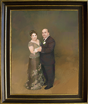 hand-painted portraits